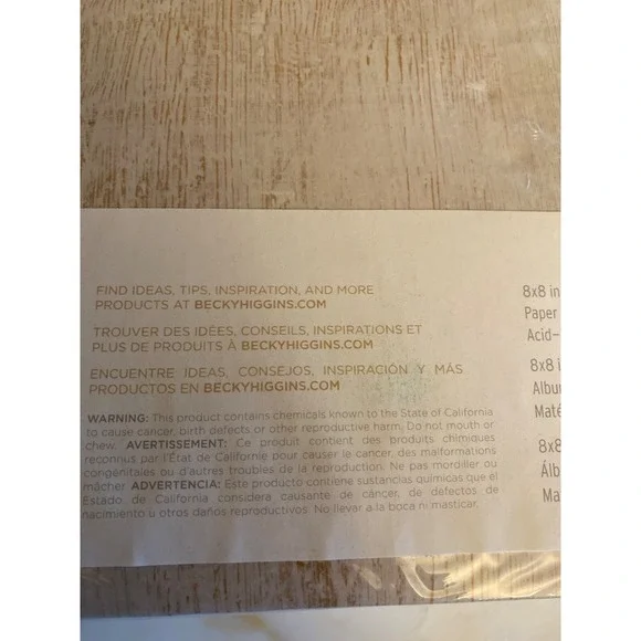 NEW Project Life Heidi Swapp 8 X * inch Album Gold Gray Sparkle - Picture 8 of 8